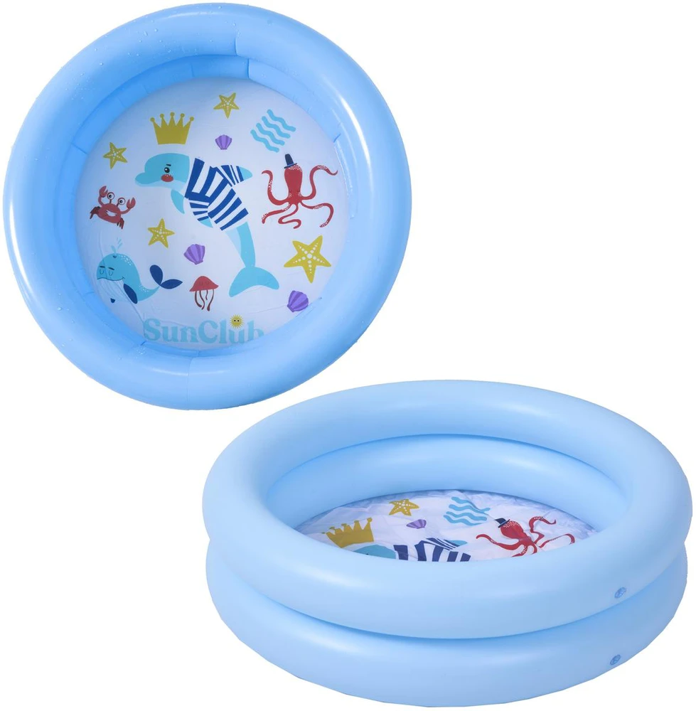 Jilong VAIKIŠKAS BASEINAS 2 ŽIEDŲ 76x20CM MĖLYNAS 57157 662093