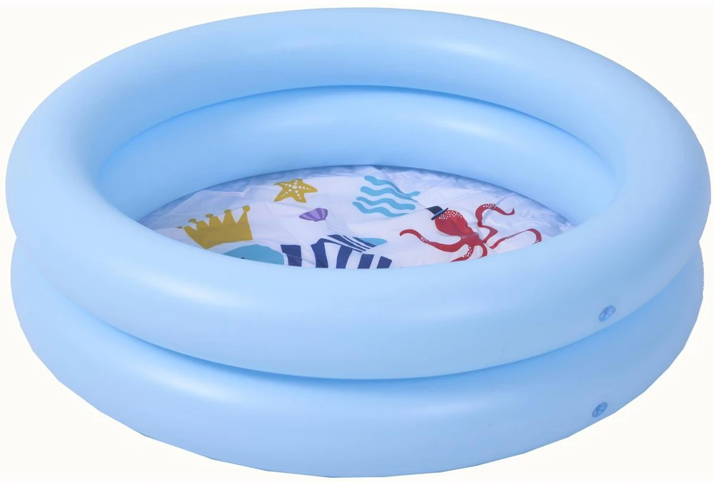Jilong VAIKIŠKAS BASEINAS 2 ŽIEDŲ 76x20CM MĖLYNAS 57157 662093