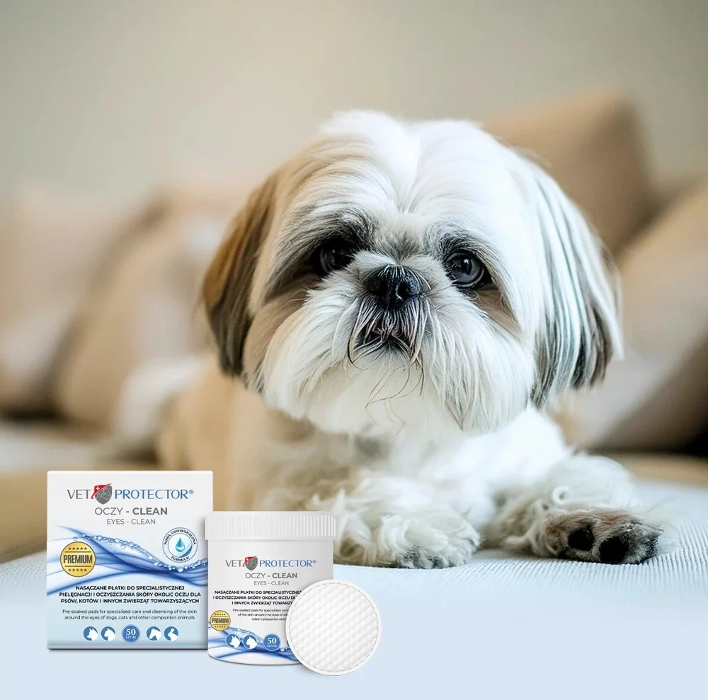 JM SANTE Vet Protector Akys Clean – akių servetėlės – 50vnt