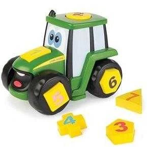Tomy JOHN DEERE traktorius su kaladėlėmis Johnny, 46654