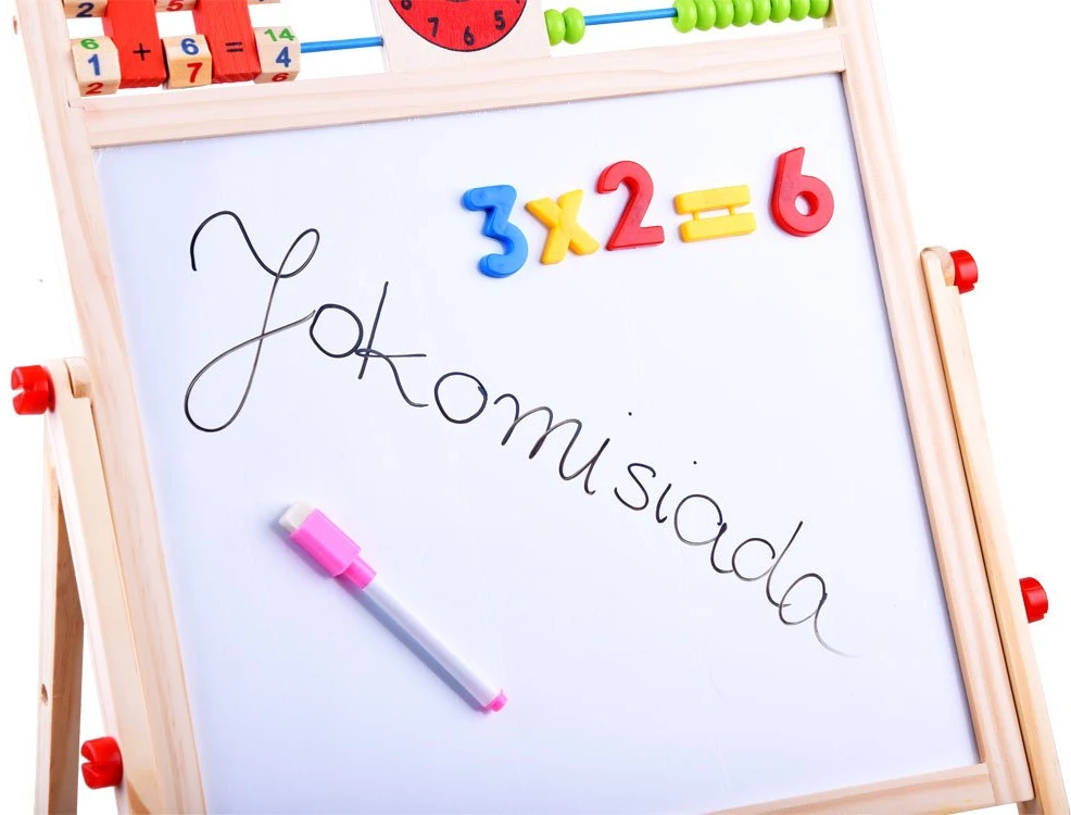 Jokomisiada 2-in-1 kreidos magnetinė lenta + TA0083 numeriai