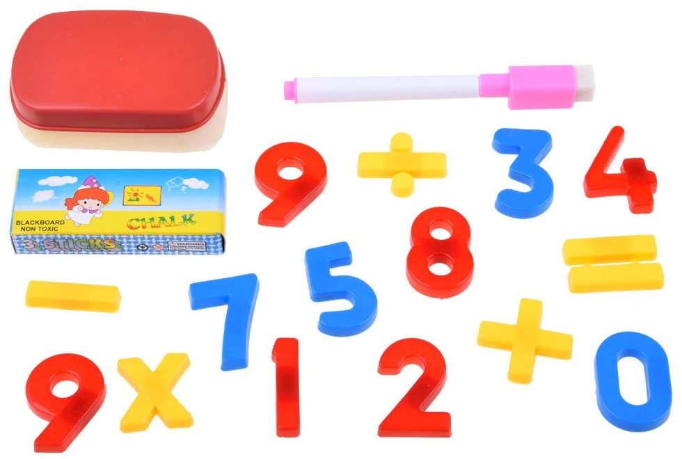 Jokomisiada 2-in-1 kreidos magnetinė lenta + TA0083 numeriai