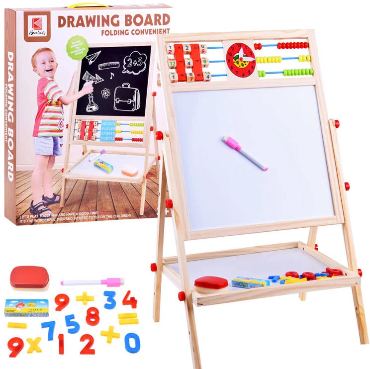 Jokomisiada 2-in-1 kreidos magnetinė lenta + TA0083 numeriai