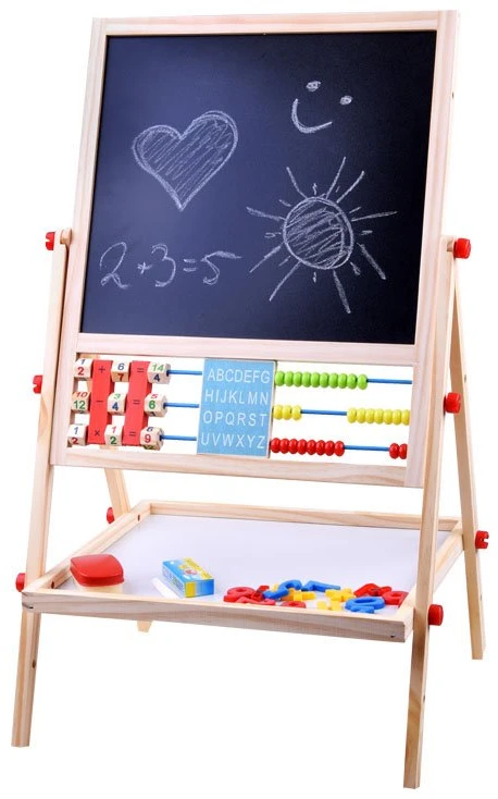 Jokomisiada 2-in-1 kreidos magnetinė lenta + TA0083 numeriai