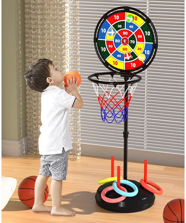 Jokomisiada 3in1 Sports Set Throw at the target! Basketball stand + accessories SP0830