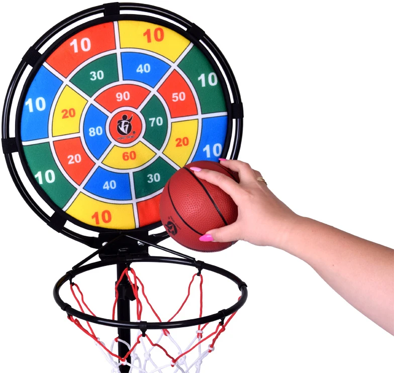 Jokomisiada 3in1 Sports Set Throw at the target! Basketball stand + accessories SP0830