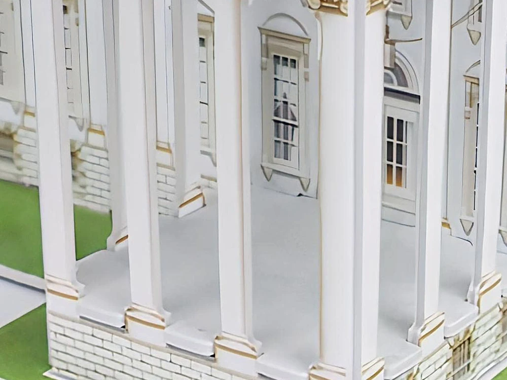 Jokomisiada 3D dėlionė baltas namas iš garsių pastatų ZA2529