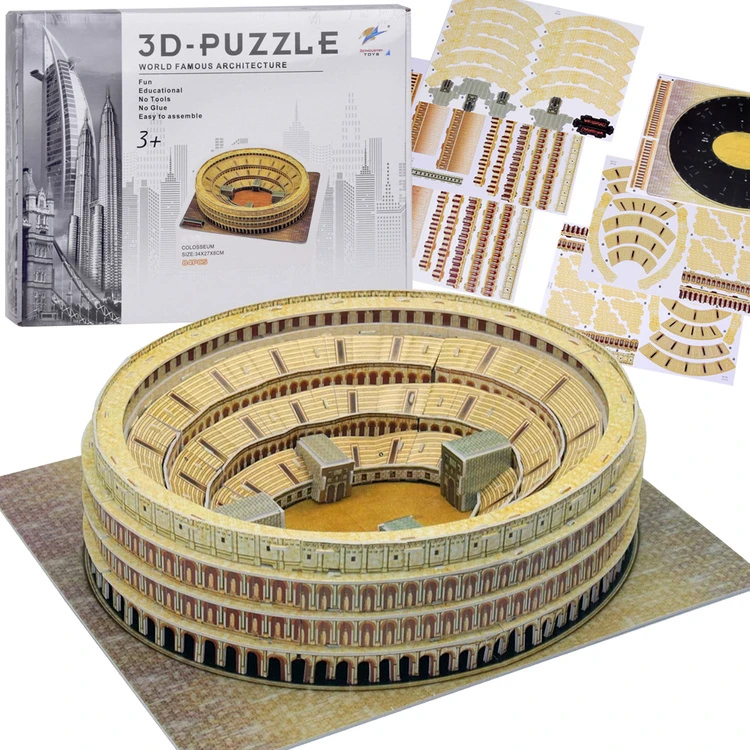 Jokomisiada 3D dėlionė Romos Koliziejus 84 dalių erdvinė dėlionė ZA5401
