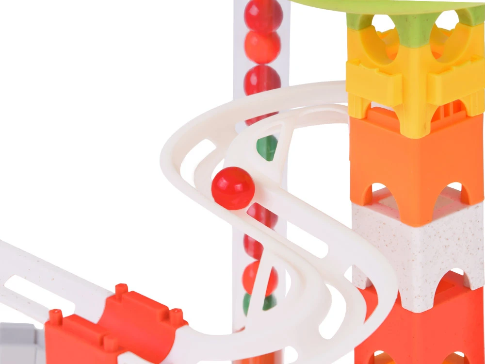 Jokomisiada 63-piece marble run, marble run, marble slide ZA5980