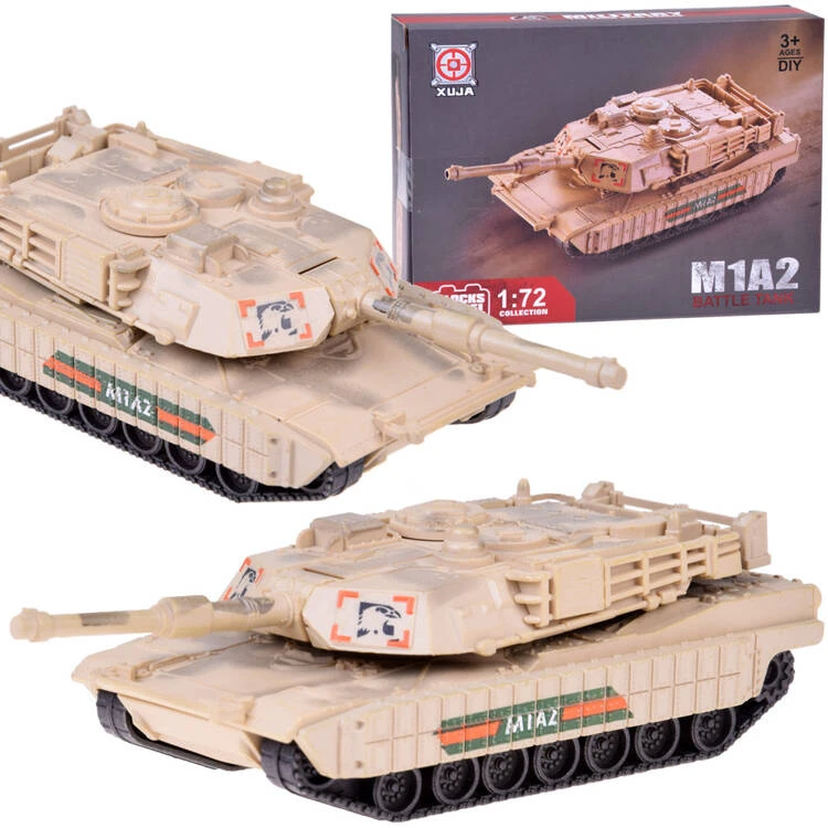 Jokomisiada „Abrams M1A2“ statybiniai blokai „American Tank Build Tank“ 1:72 ZA5024