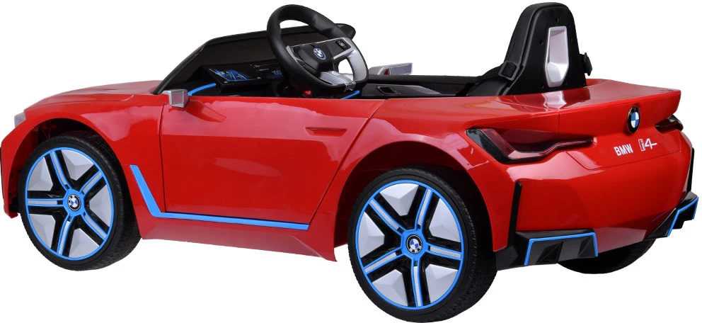 Akumuliatorinis automobilis vaikams Jokomisiada BMW i4 PA0310 | spalva: raudona