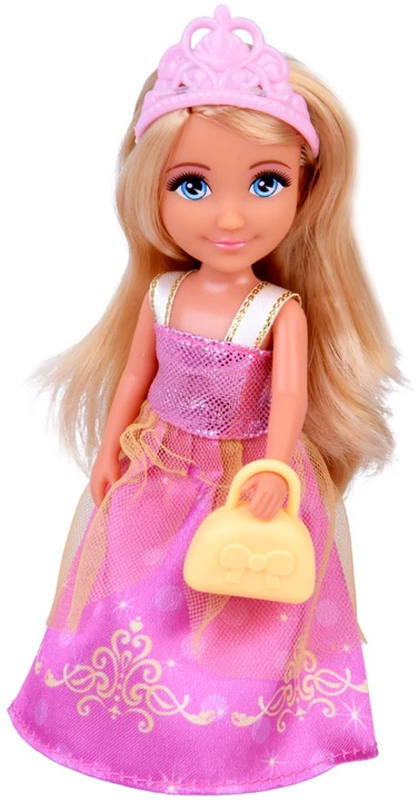 Jokomisiada Ankiki Mini Doll with Carriage – Little Princess in a Rožinė Dress ZA6007