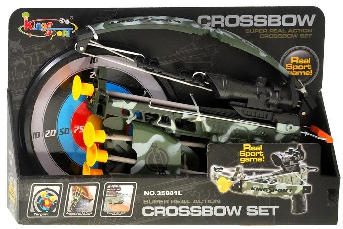 Jokomisiada CROSSBOW su lazeriniu taikikliu + DISKAS ZA0698