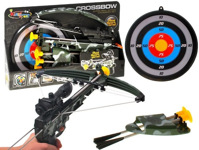 Jokomisiada CROSSBOW su lazeriniu taikikliu + DISKAS ZA0698