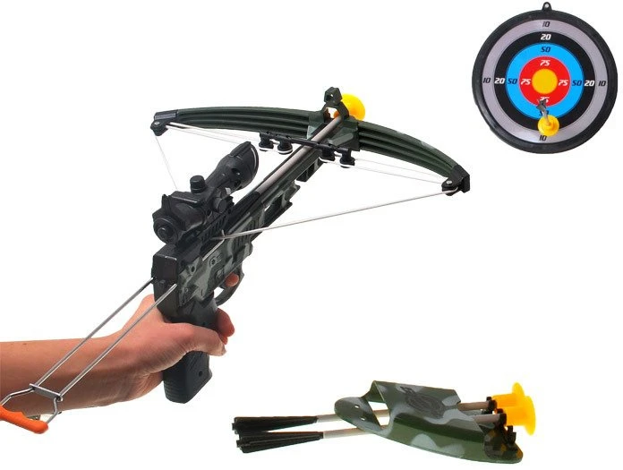 Jokomisiada CROSSBOW su lazeriniu taikikliu + DISKAS ZA0698