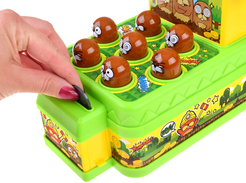 Jokomisiada Arcade game "Hit the moles with a hammer" - light and sound ZA5954