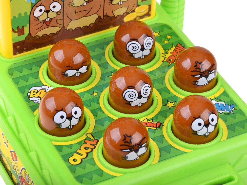 Jokomisiada Arcade game "Hit the moles with a hammer" - light and sound ZA5954