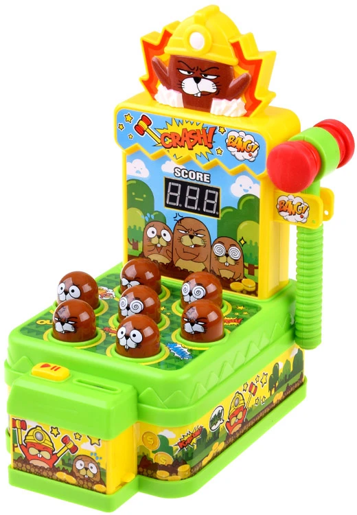 Jokomisiada Arcade game "Hit the moles with a hammer" - light and sound ZA5954