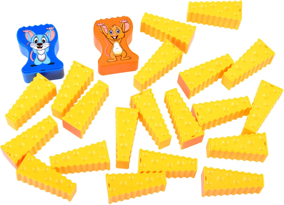Jokomisiada Arkadinis žaidimas "Mouse Jenga" bokštas GR0499