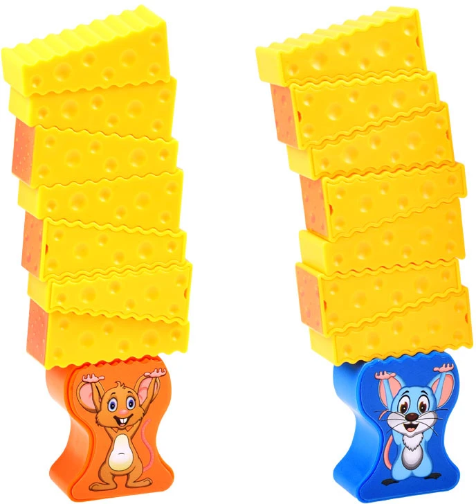 Jokomisiada Arkadinis žaidimas "Mouse Jenga" bokštas GR0499