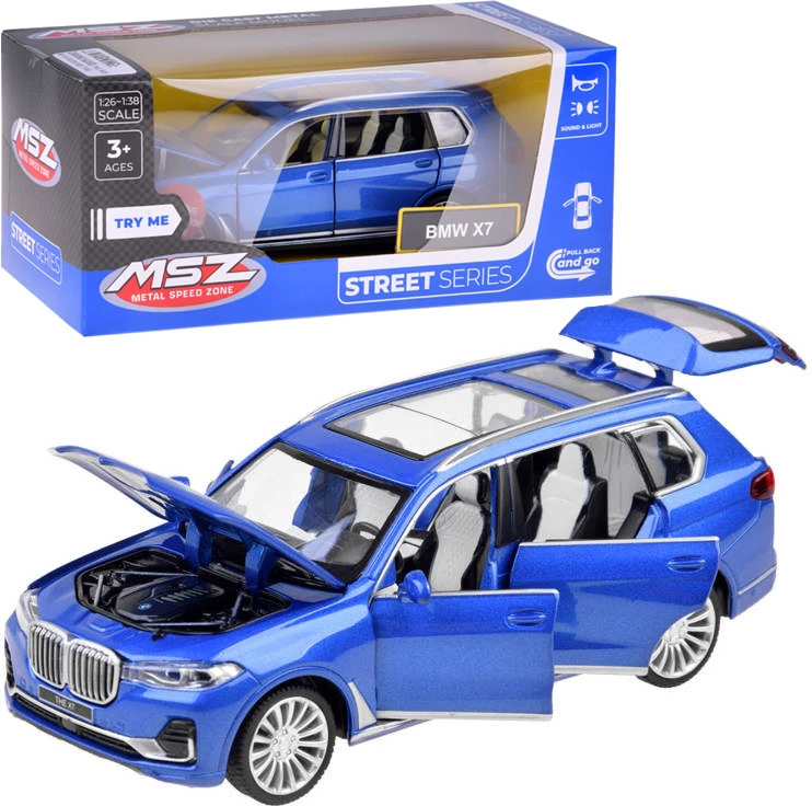 Jokomisiada Auto SUV BMW X7 1:32 metalinis automobilis ZA3756