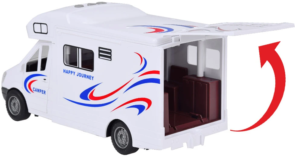 Jokomisiada Car Camper Travel Kemperis šviesos garsas atidaromos durys stogas ZA5218