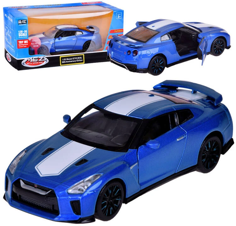 Jokomisiada Auto Nissan GT-R 1:32 metal car ZA3757