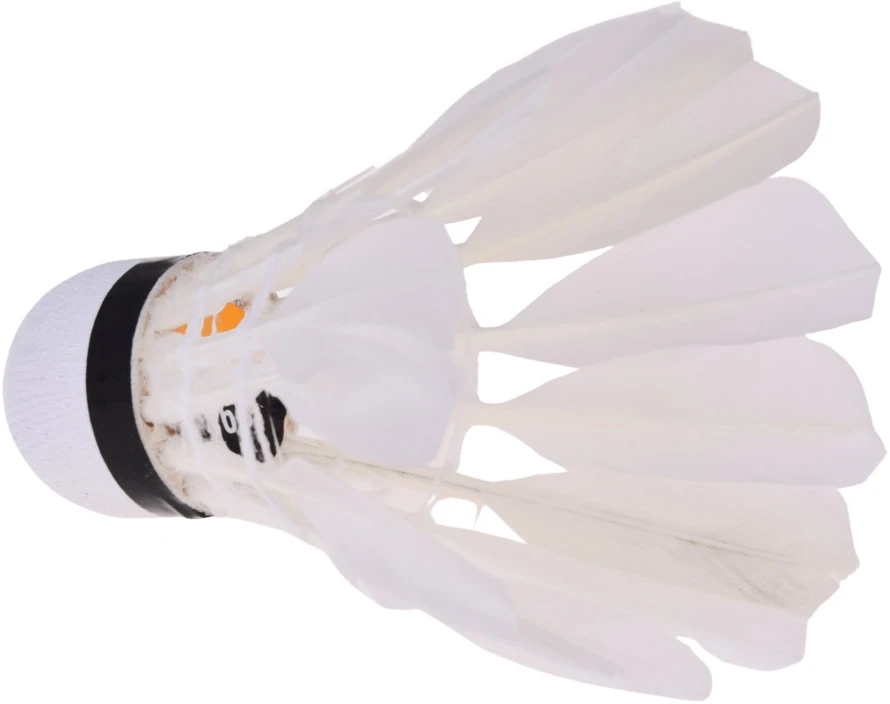 Jokomisiada Badminton shuttlecocks made of natural feathers - set of 12 in a tube SP0863