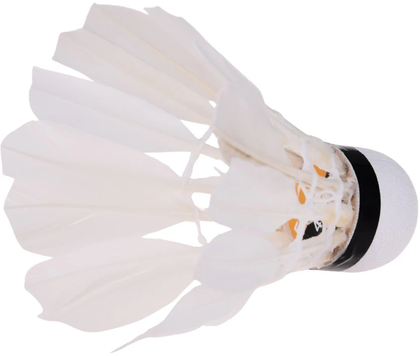 Jokomisiada Badminton shuttlecocks made of natural feathers - set of 12 in a tube SP0863