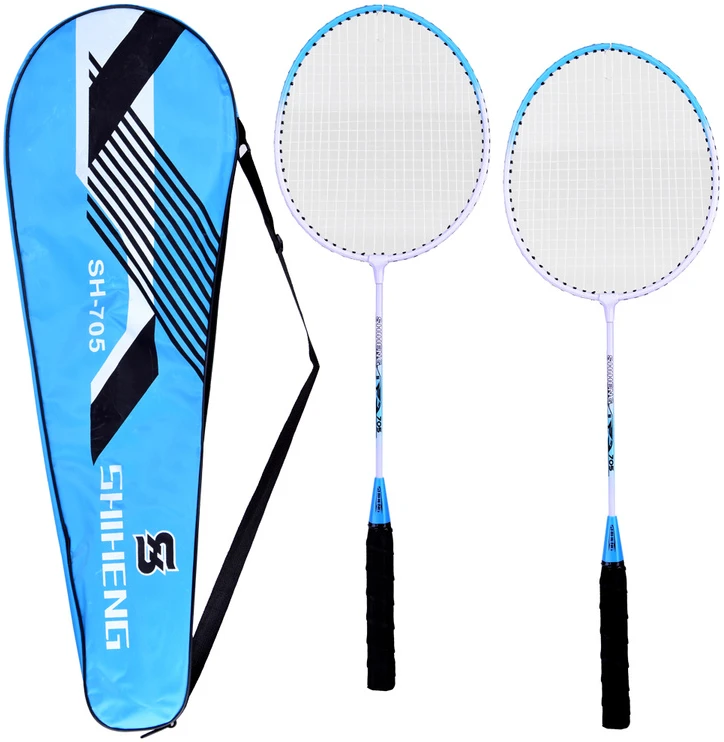Jokomisiada Rackets Badminton rackets + case Set mėlynas or pink SP0826