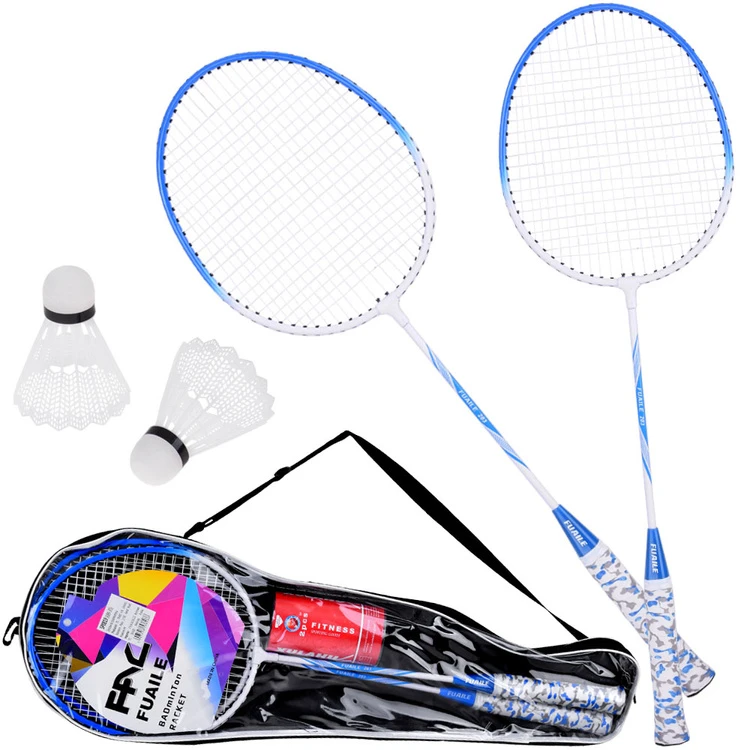 Jokomisiada badmintono rinkinys užsegamame dėkle Raketės + plunksnelės SP0819