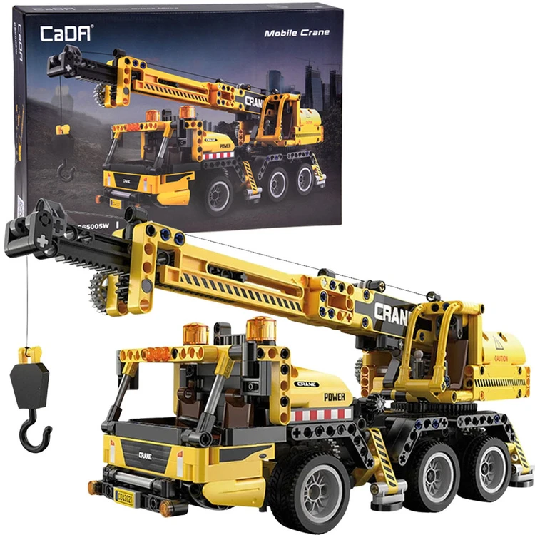 Jokomisiada CaDA techniniai konstrukciniai blokai 658 vnt. CRANES kilnojamieji elementai ZA 5690