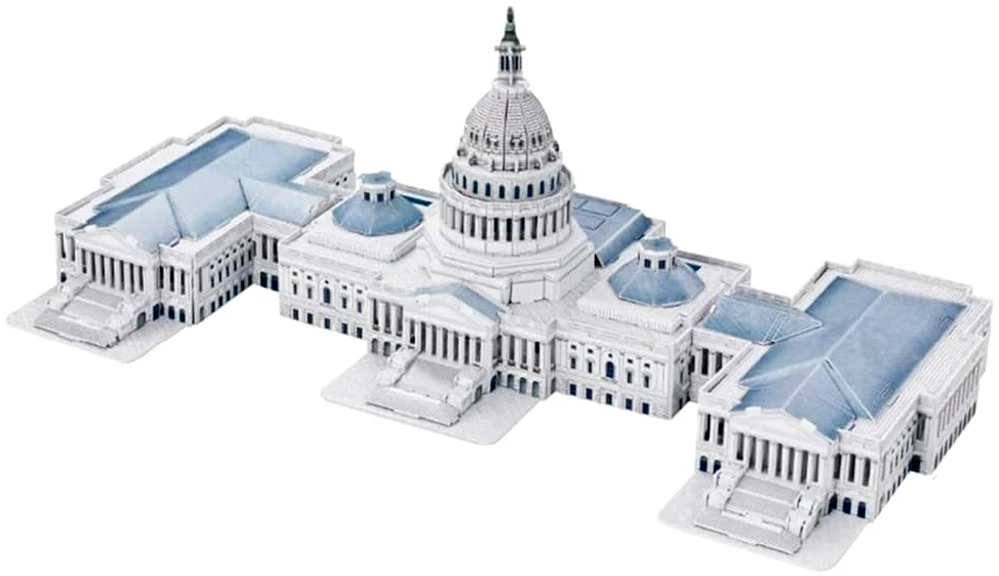 Jokomisiada "The Capitol Hill 3D" 3D dėlionė 132 dalių 3D dėlionė ZA5400