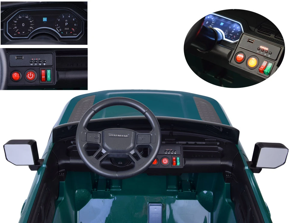 Jokomisiada Children's battery-powered car licensed by Land Rover Defender 4x4 PA0343