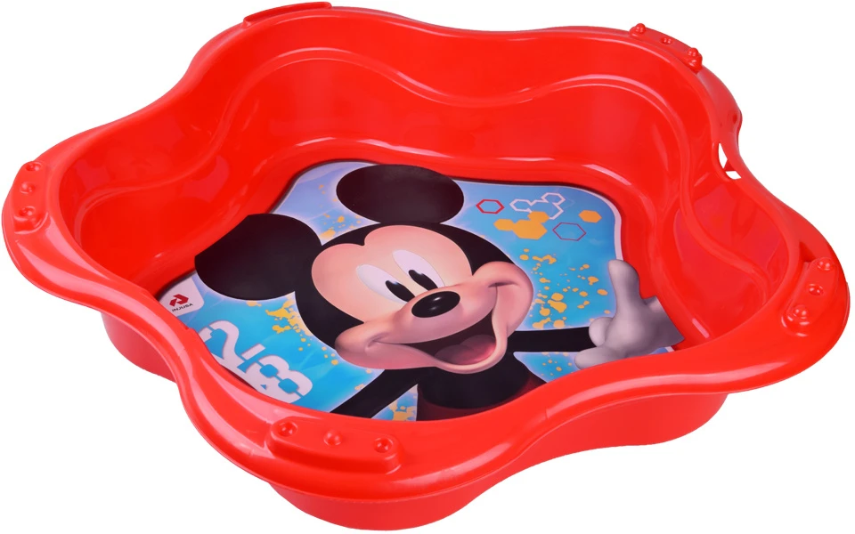 Jokomisiada Closed plastikas sandbox SHELL 2 in 1 pool Mickey Mouse SP0884