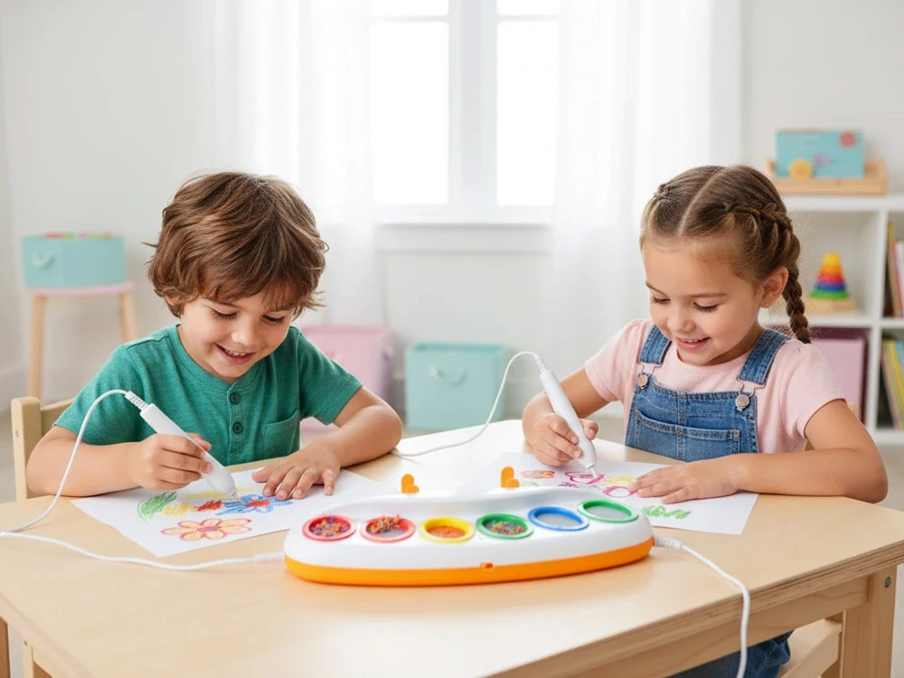 Jokomisiada Color Draw tapybos popieriaus papildymas – 18 lapų LED teptukui ZA6166