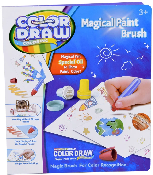 Jokomisiada Color Draw tapybos popieriaus papildymas – 18 lapų LED teptukui ZA6166