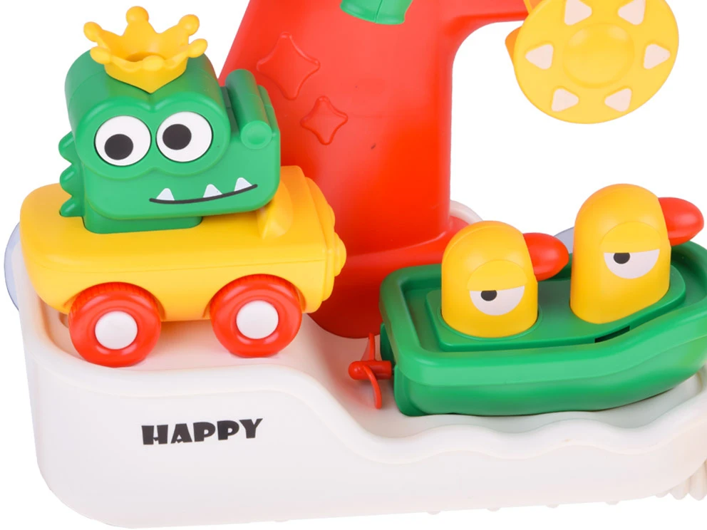 Jokomisiada Multifunctional Bath Toy – Crocodile & Ducks with 4-in-1 Shower ZA5925