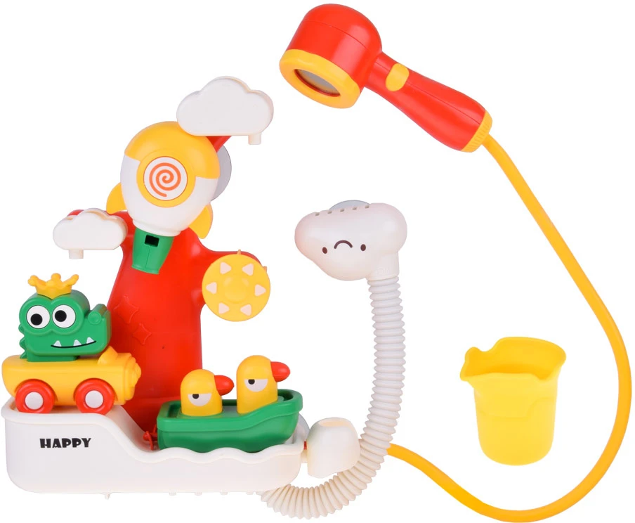 Jokomisiada Multifunctional Bath Toy – Crocodile & Ducks with 4-in-1 Shower ZA5925