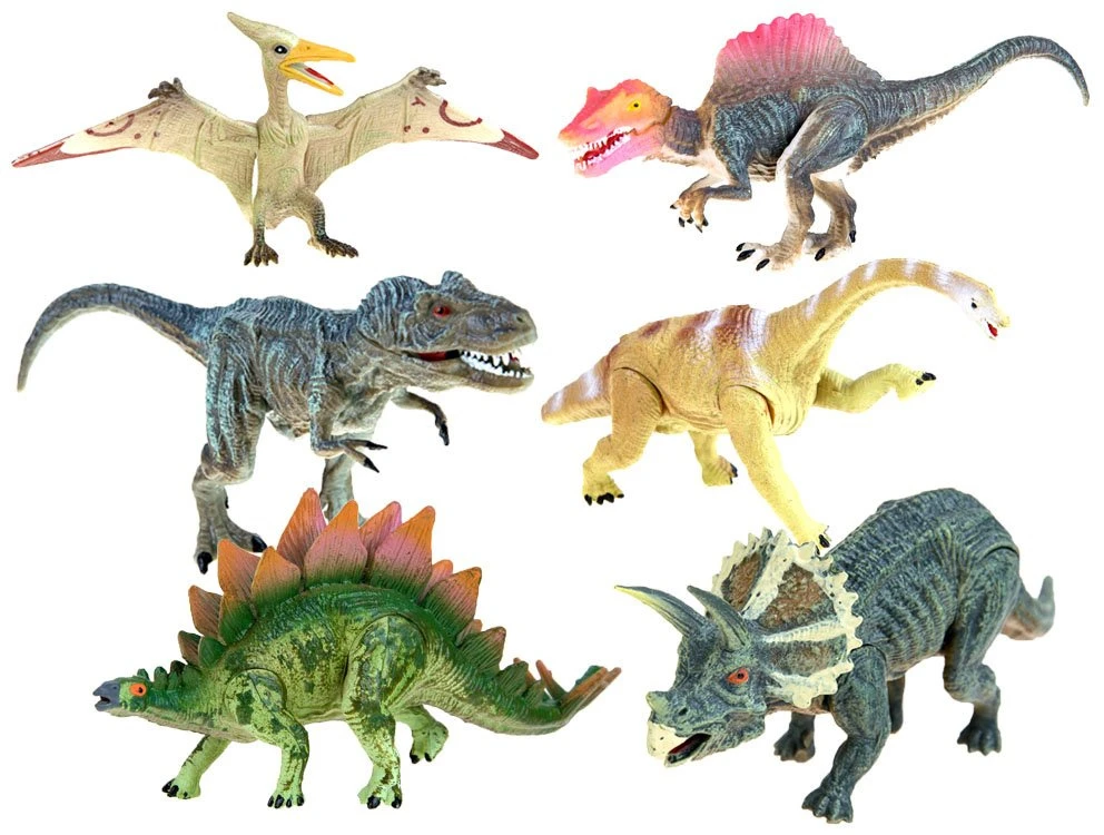 Jokomisiada DINOZAURA dažytų dinozaurų rinkinys, 6 vnt. ZA2051