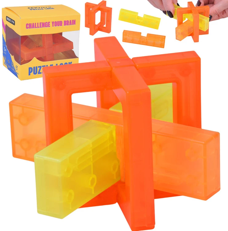 Jokomisiada dėlionės užrakto kubas – 3D loginis galvosūkis GR0780