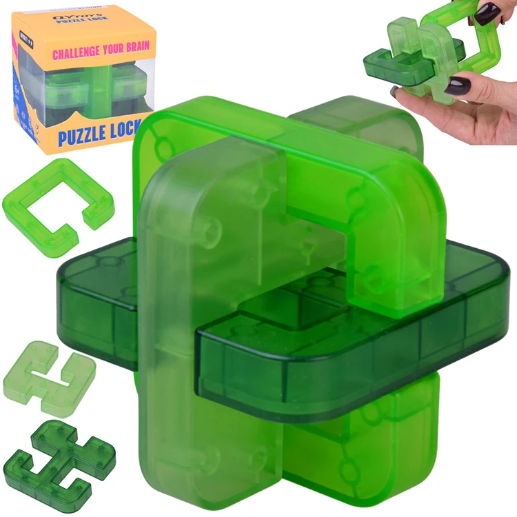 Jokomisiada dėlionės užrakto kubas – 3D loginis galvosūkis GR0779