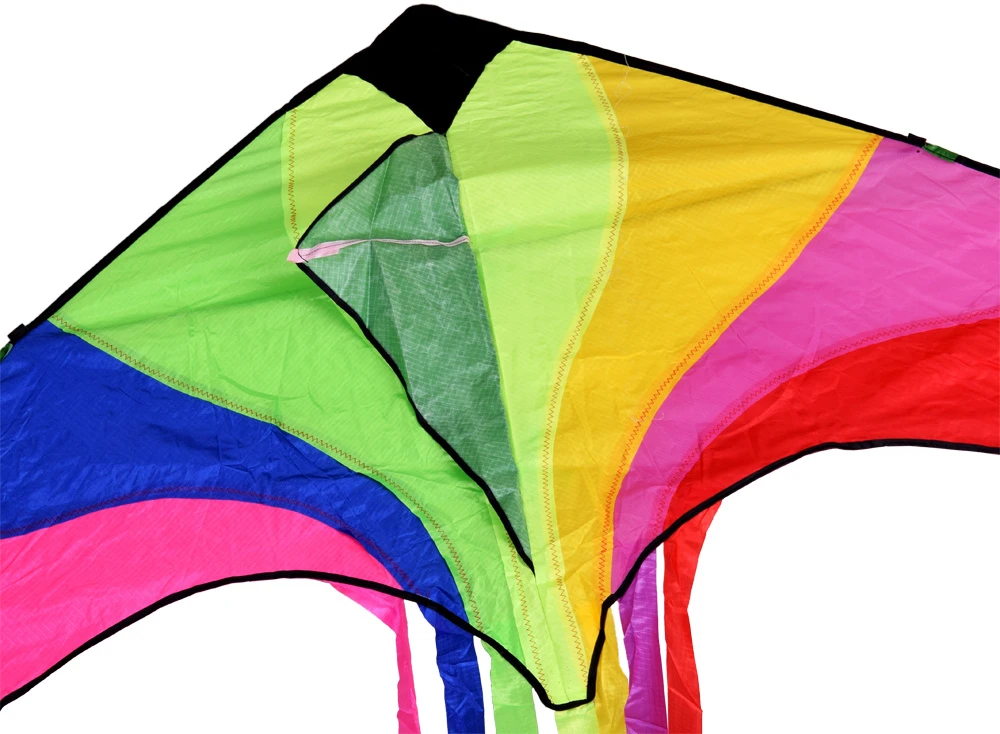 Jokomisiada Large Light Kite with colorful ribbons 190x100cm ZA5571