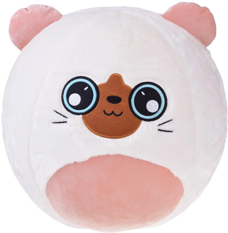 Jokomisiada Soft plush ball - large animal mascot 45cm CAT ZA5976