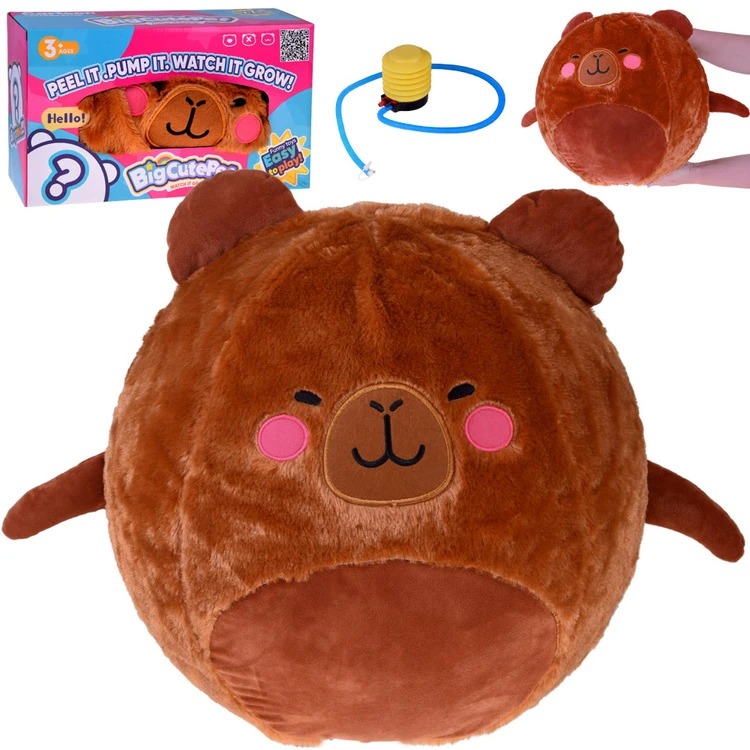 Jokomisiada Minkštas pliušinis kamuoliukas - didelis gyvūnų talismanas 45cm CAPYBARA ZA5975