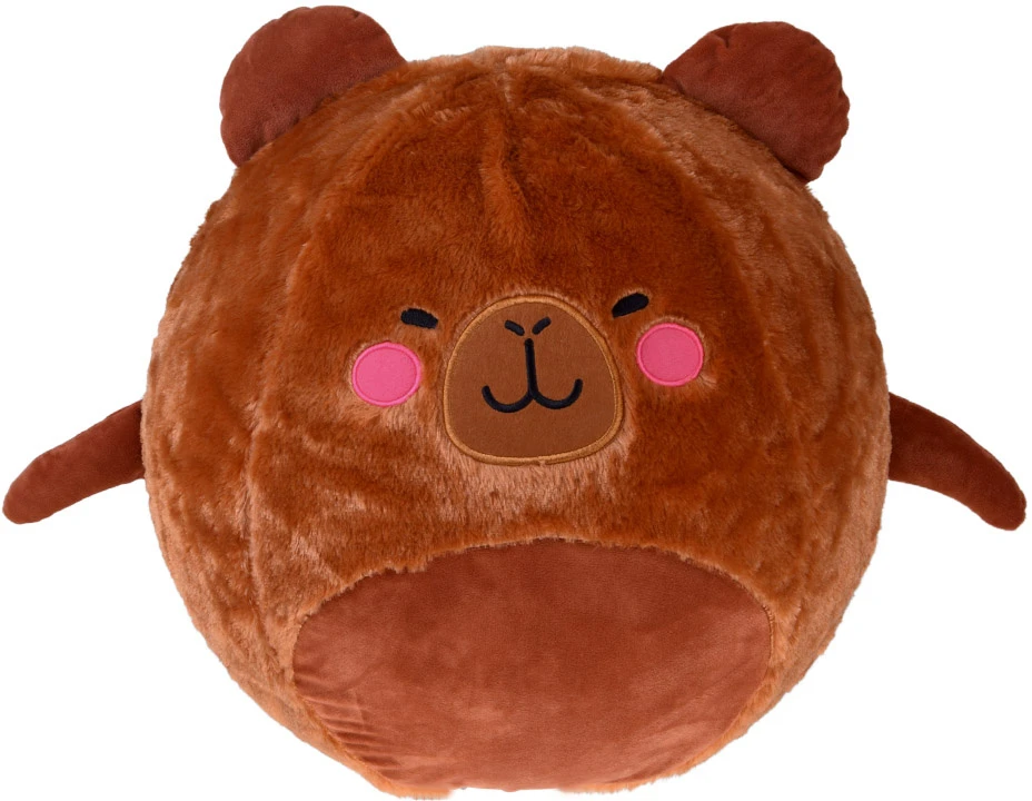 Jokomisiada Minkštas pliušinis kamuoliukas - didelis gyvūnų talismanas 45cm CAPYBARA ZA5975