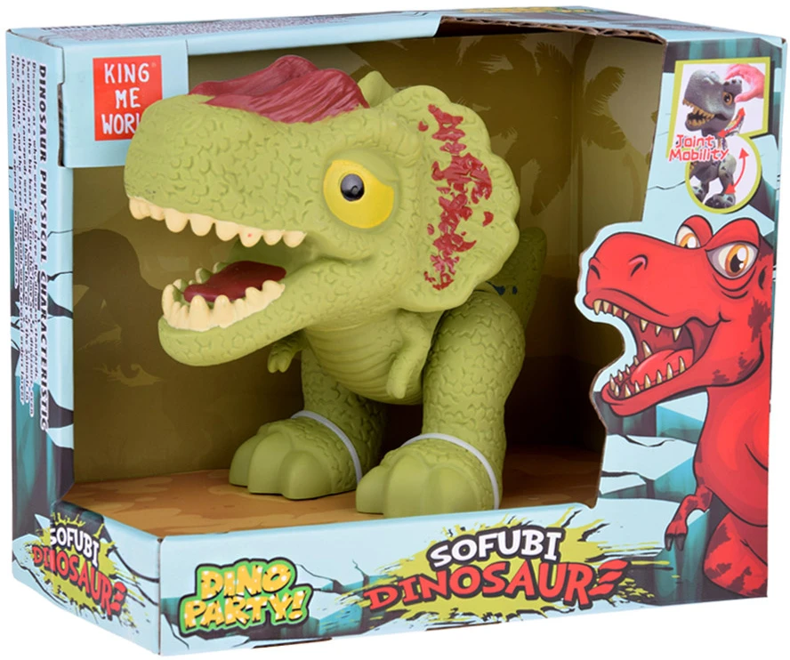 Jokomisiada Dinosaur figurine Dilophosaurus movable limbs ZA 5354