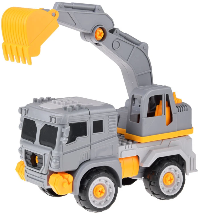 Jokomisiada „Super Construction“ transporto priemonės „Auto-Robot 2in1“ ekskavatorius