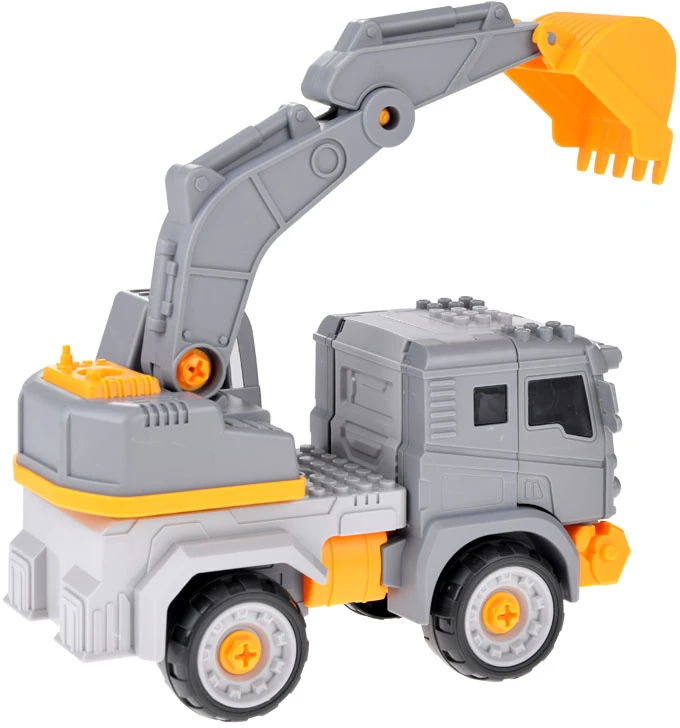 Jokomisiada „Super Construction“ transporto priemonės „Auto-Robot 2in1“ ekskavatorius