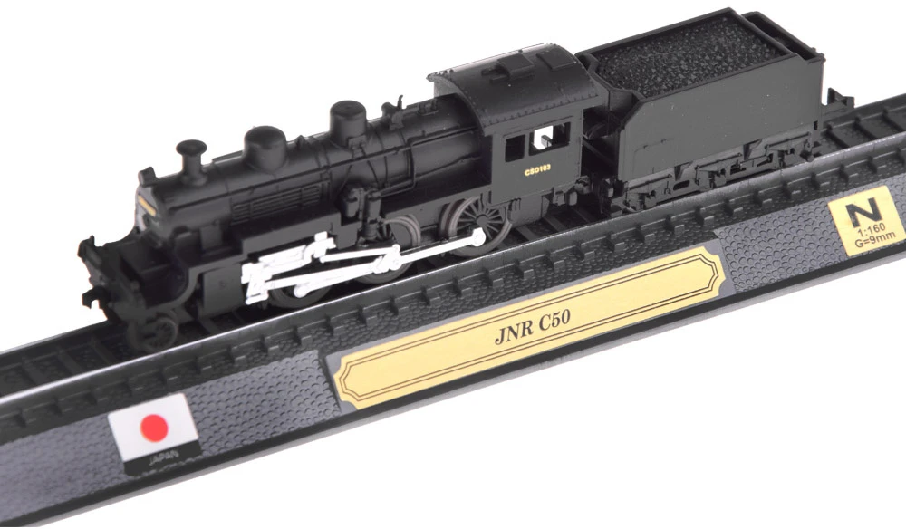 Jokomisiada Lokomotyvas elegantiškas kolekcinis modelis JNR C50 Japonija 1:160 RC0648